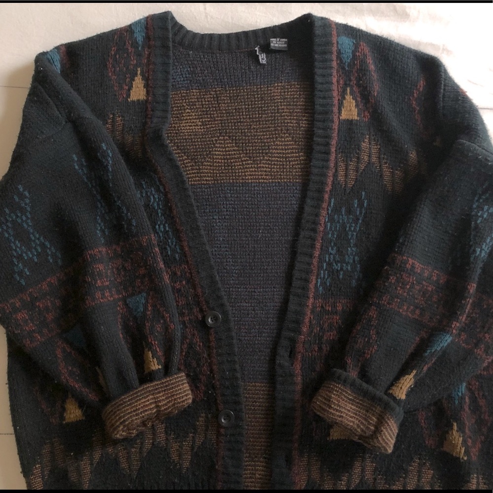 vtg oversized cardigan